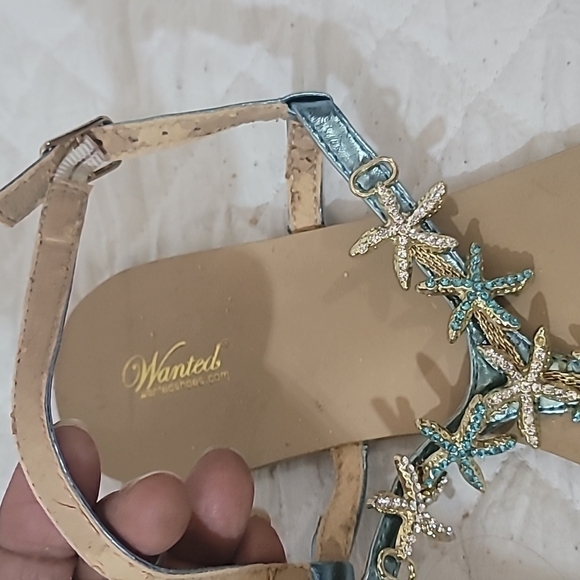 Wanted Women's Starfish Thong Sandals Size 10 - Picture 5 of 9